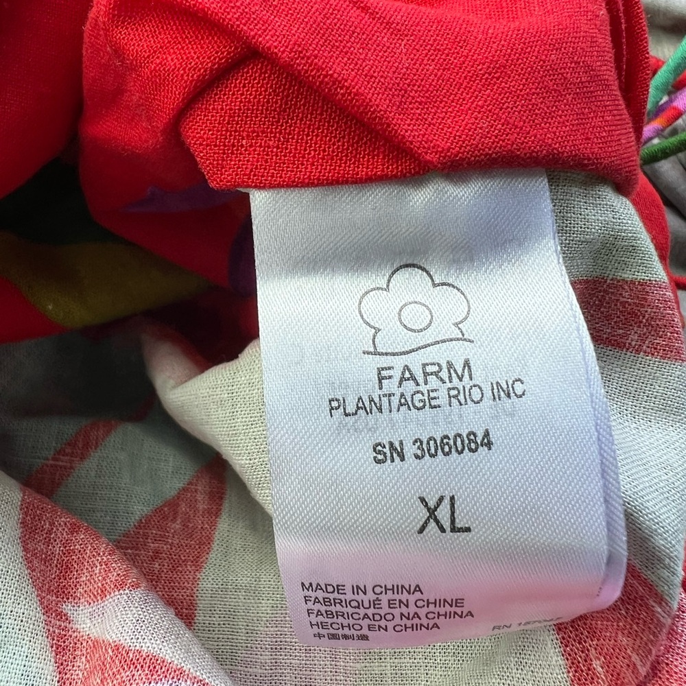 FARM Rio Heliconia Linen Halter Top - Picture 11 of 13
